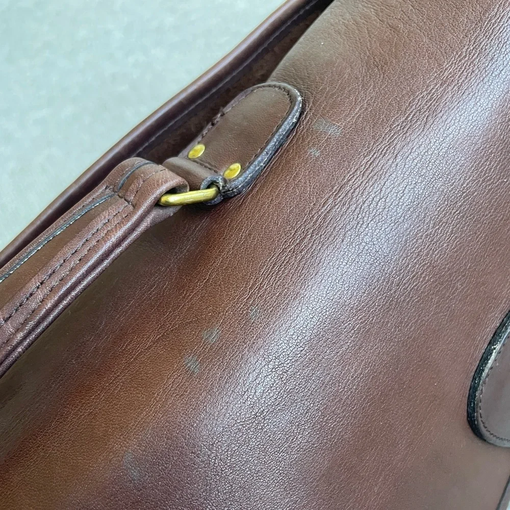 Vintage 80s Coach Musette Bag, Mocha - Picture 16 of 16